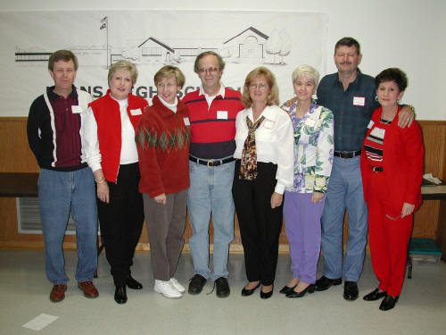 Class of 1965: Billy Yarbrough, Sue McCumbers, Evelle Gibbs, Don Carter, Linda Corbin, Grace Collins, Bill Hardin, Marijon Meadows