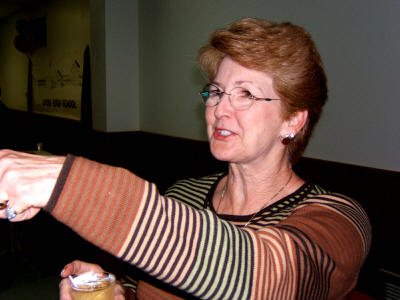 Pat Gordon (Class of '62) is happy to be at the reunion.