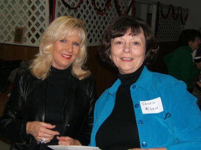 Becky Yarbrough Tindall (Class of '60) and Jackie McLaw.