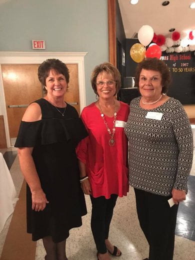 Janice Holland, Rosalyn Clifton Matheson, and Patsy Wilds Wallace