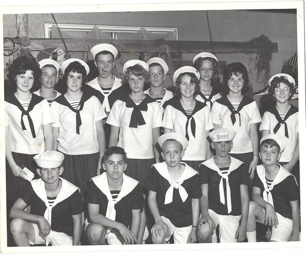 Ahoy there!! Fifteen classmates of Class of 1968 as 9th graders in 1965