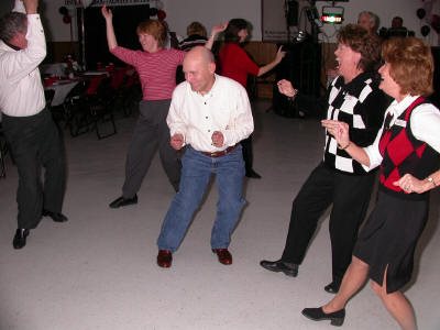 Reminds us of the dances at the American Legion.