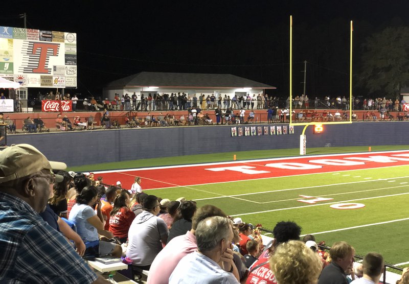 Fans pour in with high anticipation on opening night and the opportunity to witness the first game in the new Booster Stadium!